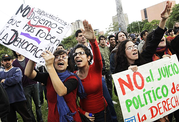 Abaixo o julgamento político da direita tradicional contra Lugo